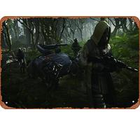 Ghost Recon Breakpoint The Wolves poster metallo targa retrò vintage 20,3 x 30,5 cm decorazione da parete