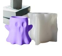 Ghost Resin Molds, Shaped Candle Wax, 3.35x3.35in Halloween Epoxy Casting, Aromatherapy Art Crafts, Authentic Mould for Soap, Wax, Gypsum, Cement, Plaster, Home Decor