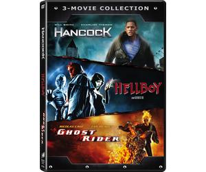 Ghost Rider (2007) / Hancock / Hellboy (2004) - Set (DVD) Will Smith Ron Perlman