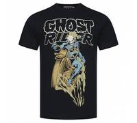 Ghost Rider MERAVIGLIA Uomo T-shirt FBMTS790BLK nero S