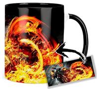 Ghost Rider Tazza Interna e Maniglia Nera Ceramica Mug