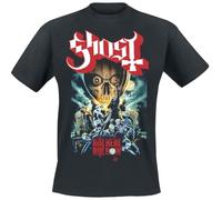 Ghost Rite Here Poster Tee Uomo T-Shirt Nero 100% Cotone Regular