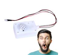 Ghost Screaming Speaker - Horror Prank Sound Box with LED Light | Halloween Screamer Horn, Voice-Controlled Ghost Sounder, Spooky Party Trick Device