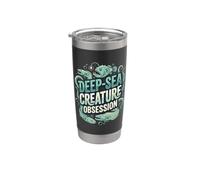 Ghost Shark Humor Deep Sea Nerd Quote Bicchiere termico in acciaio inox doppia parete