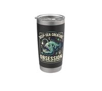 Ghost Shark Humor Deep Sea Nerd Quote Bicchiere termico in acciaio inox doppia parete