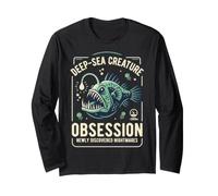 Ghost Shark Humor Deep Sea Nerd Quote Maglia a Manica