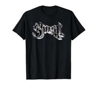 Ghost Skeleta Chrome Logo Maglietta, Uomo, Nero, XXL