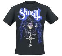 Ghost Stained Glass IV Uomo T-Shirt Nero XXL 100% Cotone Regular