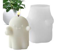 Ghost Stampo in silicone - Padella fantasma, cavità del cranio, stampo per cubetti di ghiaccio non bastone, cornice in resina, artigianato per vacanze, costumi, sapone decorativo per progetti