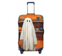 Ghost Standing in the Kitchen Sink Elastic Travel Luggage Covers Dustproof antigraffio Valigia Protector Fit 22-24 Inch