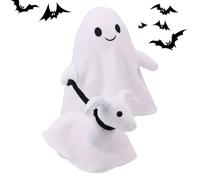 Ghost Stuffed Animal, Adorable Plush Toy, Versatile Soft Material, Halloween Stuffed Animals for All Year Round, Kids And Adults, Cozy Bedroom Decor, 8.27x9.84x5.12 Inches
