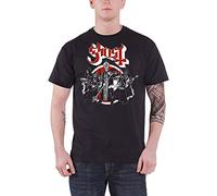 Ghost - T-Shirt # S Black Unisex # Road To Rome