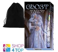 GHOST Tarocco Mazzo Carte Corsi Esoteric Dicendo lo scarabeo con Velluto Bag New