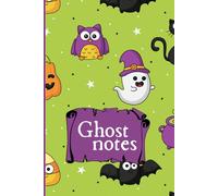 Ghost-Themed Notebook with 120 Lined Pages - Perfect for Kids, Teens, and Halloween: Halloween Gift ideas | spooky stationery | funny halloween gift | halloween school supplies