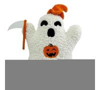 Ghost Throw Pillows - Spooky Ghosts Shape Pillow | Plush Halloween Cushion | Soft Horror Sleeper Hallovween Divano Decor, Cute Gost Themed Bolster For Couch, Bed, Living Room, Spuky Holiday Decoration