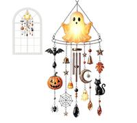 Ghost Wind Chime, Creative Waterproof Ornament, Halloween Outdoor Decor | Creative Waterproof Ghost Wind Chime, Halloween Hanging Decoration Designed For Garden, Yard, Patio, Balcony, Lawn, And Grass
