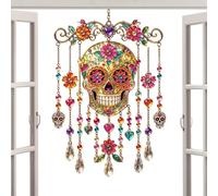 Ghost Window Suncatcher 55g Spooky 2D Acrylic Haunted House Suncatcher