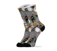 Ghost Witch Halloween Calzini Da Equipaggio Idee Calzini Donna Unisex Calze Per Festa Del Papà Adulti Natale 40Cm