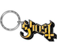 Ghost: Yellow Logo (Portachiavi Metallo) -