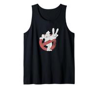 Ghostbusters Distressed Logo Ghostbusters II Retro Movie Canotta