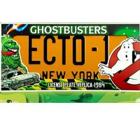 Ghostbusters Ecto-1 Targa Replica Placca Licenza