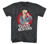 Ghostbusters Egon Spengler T-Shirt Adulto Manica Corta Heather Nero