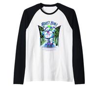 Ghostbusters Halloween Design Arrosto Lui Divertente Maglia con Maniche Raglan