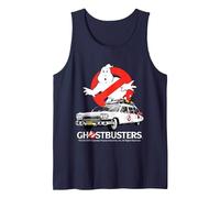 Ghostbusters Halloween Design Ecto 1 Canotta, Uomo, Navy, XL