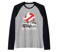 Ghostbusters Halloween Design Ecto 1 Maglia con Maniche Raglan