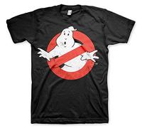 Ghostbusters Licenza Ufficiale Distressed Logo (Nera), XX-Large