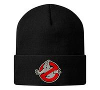 Ghostbusters Licenza Ufficiale Patch Beanie Beanie (Nero), One Size