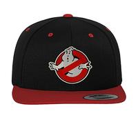Ghostbusters Licenza Ufficiale Premium Snapback cap (Nero-Rosso), Taglia Unica