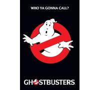 Ghostbusters Logo Film Poster 61x91.5 CM 61x91.4cm Nuovo Nero Bianco Rosso