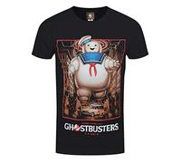 Ghostbusters Maglietta Uomo Marshmallow Uomo Cotone Nero - XL