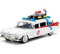 GHOSTBUSTERS Modello Auto ECTO-1 Scala 1/24 22cm DieCast Originale JADA TOYS