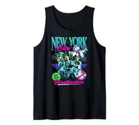 Ghostbusters Neon New York City Retro 80's Movie Canotta
