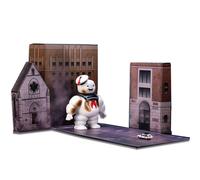 Jada Stay Pouft, edizione speciale Next Level, statuetta metallica 15 cm, auto ECTO-1 4 cm, accessori dettagliati, licenza ufficiale (9331441314R00)