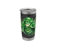 Ghostbusters Slimer Green Ghost, film del 1984, Splatter Halftone Bicchiere termico in acciaio inox doppia parete