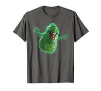 Ghostbusters Slimer Large Face Portrait Maglietta, Uomo, Asfalto, 4XL