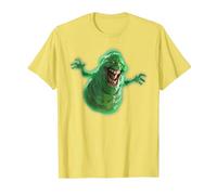 Ghostbusters Slimer Large Face Portrait Maglietta, Uomo, Limone, M