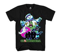Ghostbusters Stay Puft - Maglietta da uomo con logo Stay Puft, Neon nero, L