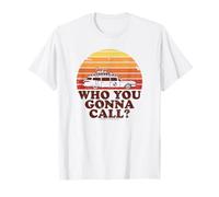 Ghostbusters Who You Gonna Call? Retro Sunset Maglietta