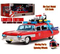 Ghostbusters X Transformers Ecto-1 Optimus prime Limited Edition 1:24 DieCast Ja