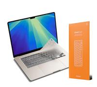 GhostCover FlexType Premium Pellicola protettiva per tastiera per digitazione ad alte prestazioni, compatibile con MacBook Air 13/15 M4/M3/M2/M1 Pro/Max MacBook Pro 14/16, M4/M3/M2 MacBook Air 13/15