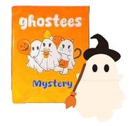 Ghostees Mystery Telefono amico, accessorio per lo schermo decorativo, attaccamento a specchio di Halloween, set a 6 pezzi, design leggero, 6x, per gli schermi a specchio Ragazze da donna Halloween