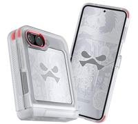 Ghostek Covert - Custodia trasparente per Galaxy Z Flip 6 con cavalletto integrato e protezione completa della cerniera, antiurto, progettata per Samsung Galaxy Z Flip6 (6,7 pollici) (trasparente)