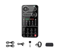 Ghostface Voice Changer, Multifunctional Portable Recording Ghost Face Voice Changer Box, Featuring 9 Sound Effects and Dazzling Colour Lights for Gaming Streamers and Recording