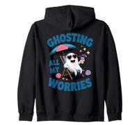 Ghosting Tutte Le Mie preoccupazioni Divertente Felpa con Cappuccio