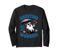Ghosting Tutte Le Mie preoccupazioni Divertente Maglia a Manica