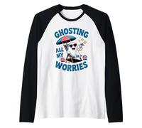 Ghosting Tutte Le Mie preoccupazioni Divertente Maglia con Maniche Raglan